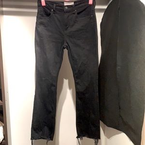 Everlane Flare Jeans Raw Edge